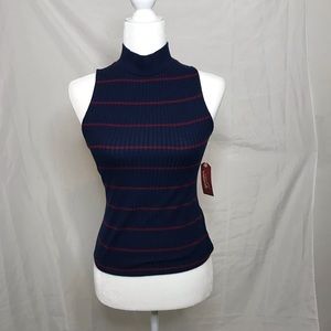 Arizona Jean Sleeveless Turtleneck Shirt
